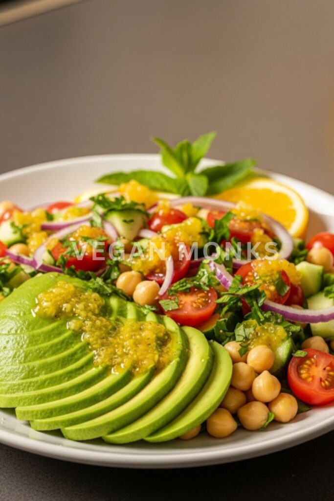 Avocado & Chickpea Salad