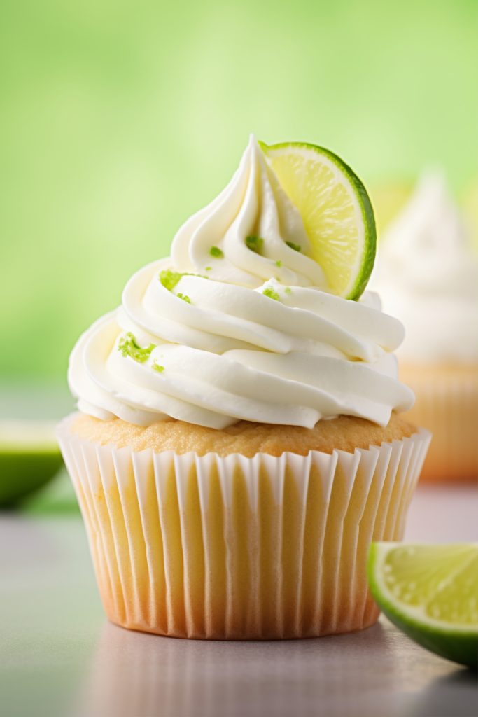 Vegan Coconut Lime Cupcake