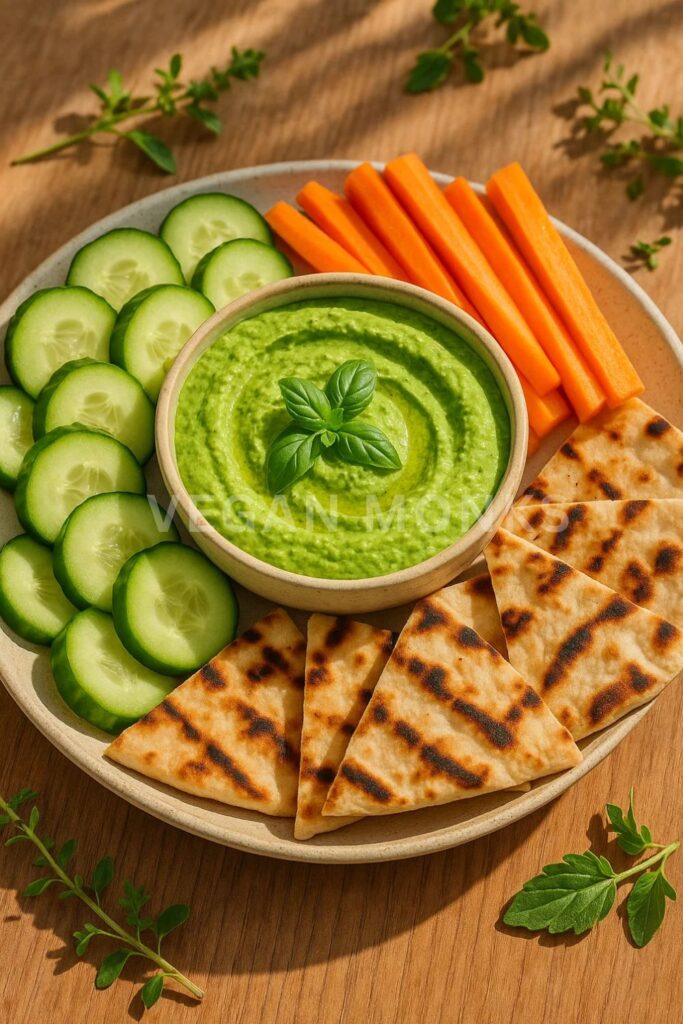 Herby Green Goddess Avocado Dip