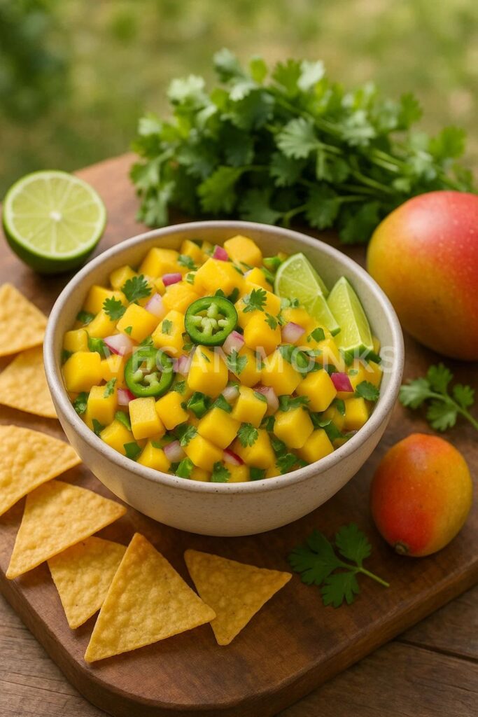 Spicy Mango Salsa Dip