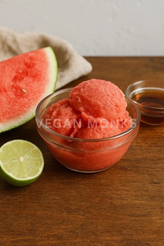 3-Ingredient Classic Watermelon Sorbet
