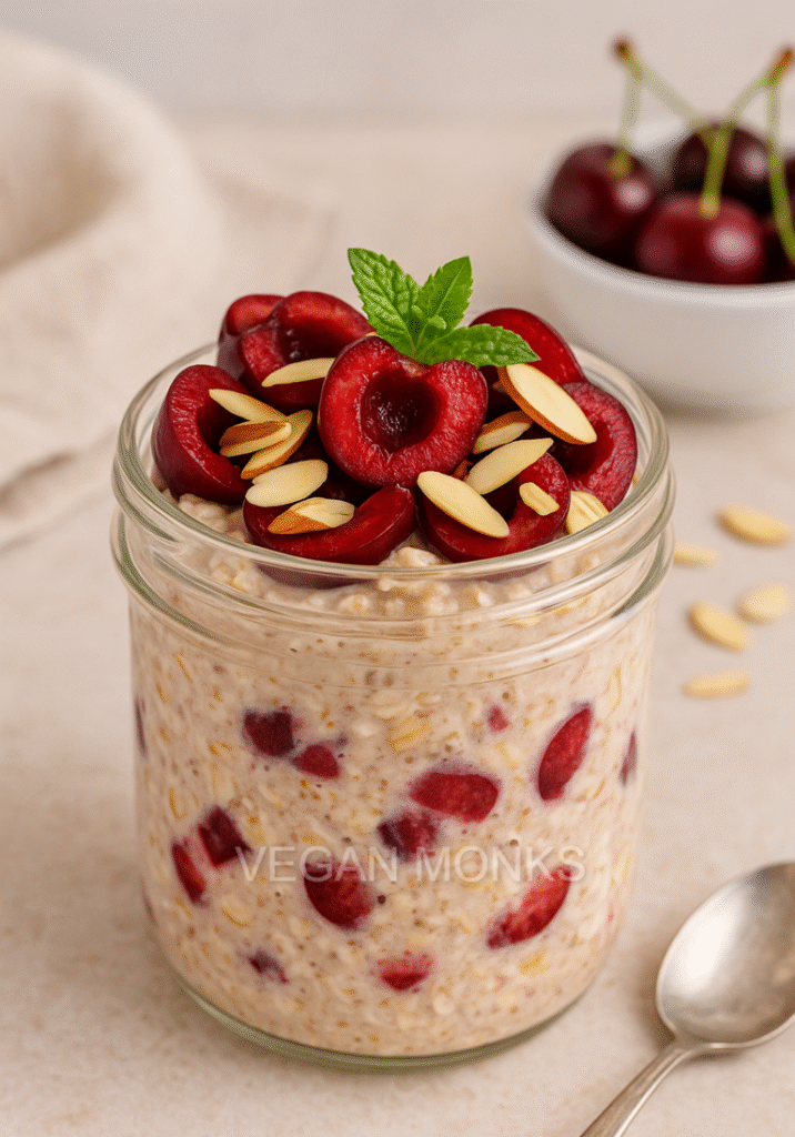Fresh Cherry Basil Smoothie