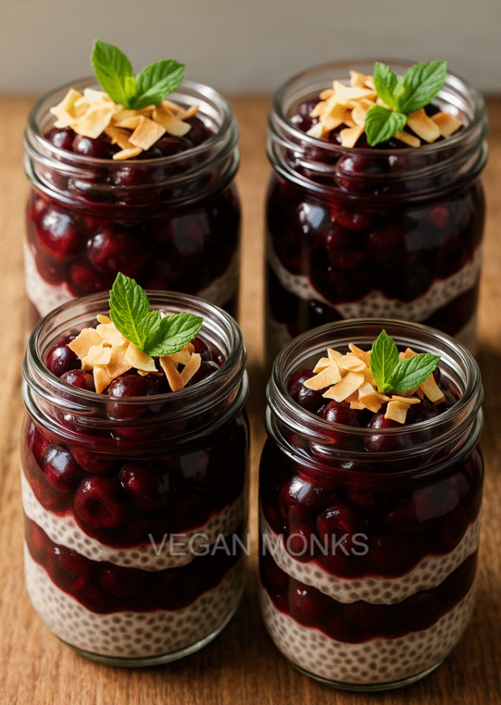 Cherry Chia Parfaits