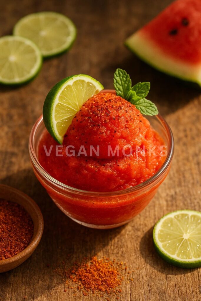 Spicy Watermelon Sorbet