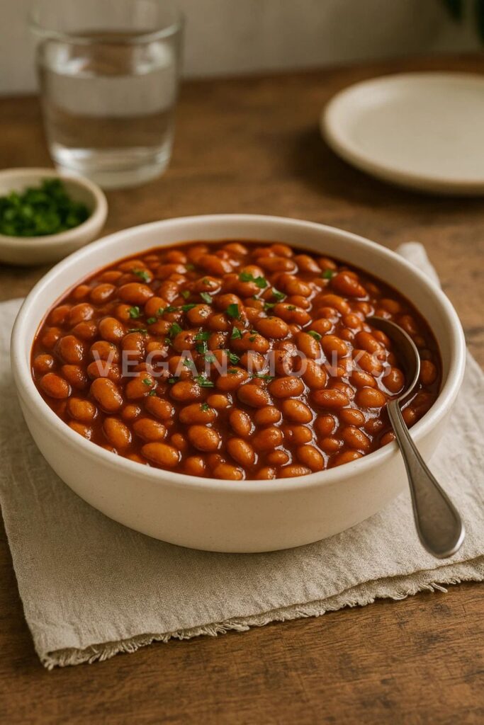 Vegan Baked Beans with Maple & Smoked Paprika