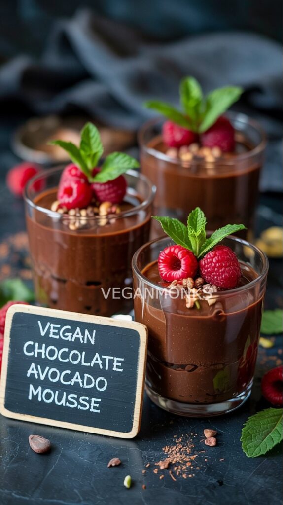 vegan chocolate avacado mousse
