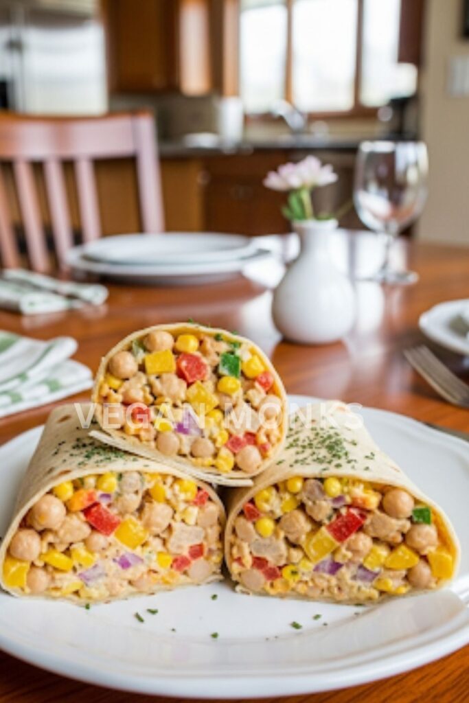 Chickpea & Corn Wraps