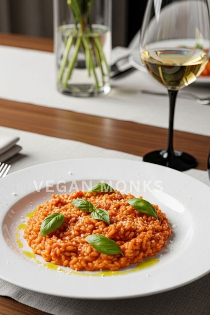 Creamy Tomato Basil Risotto