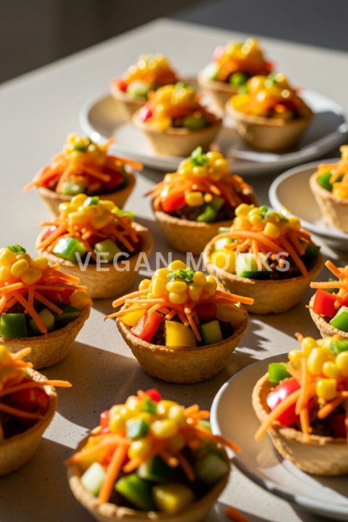 Mini Vegan Taco Cups
