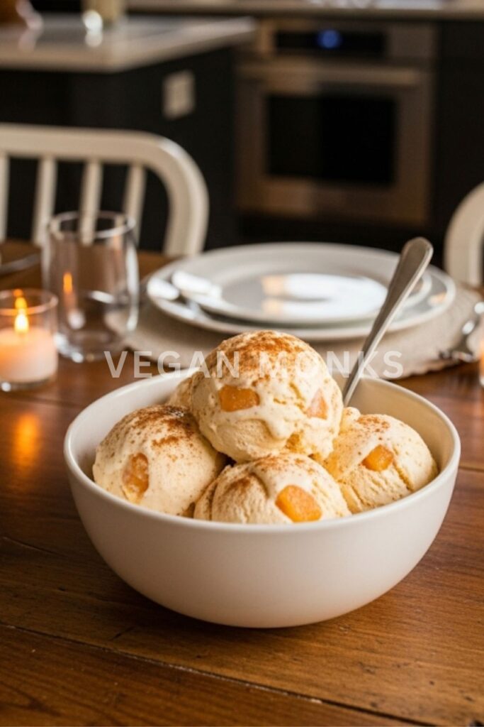 Peach Cobbler Ice Cream