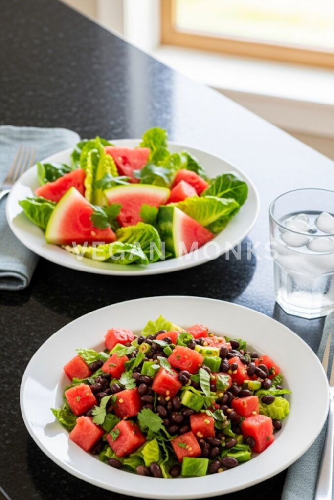 Spicy Watermelon and Black Bean Salad