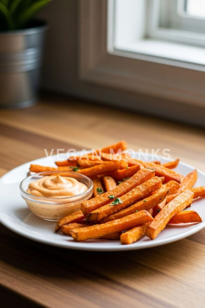 Sweet Potato Fries with Spicy Mayo