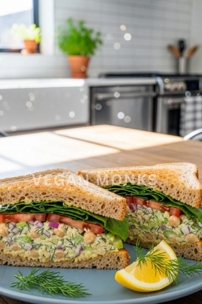 Vegan Chickpea Salad Sandwiches
