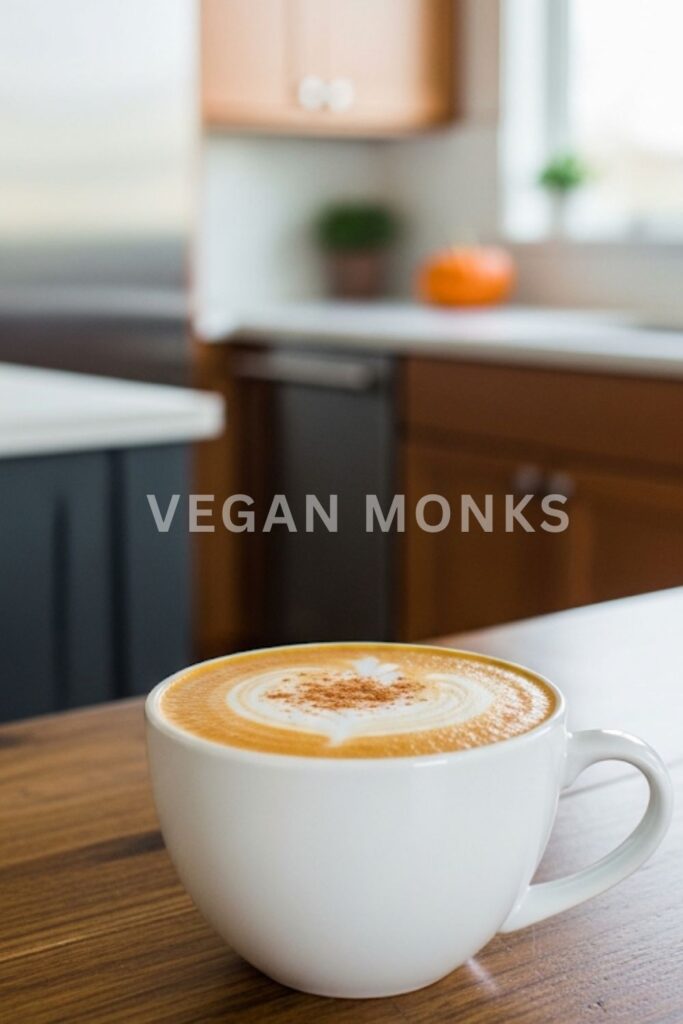 Vegan Pumpkin Mocha Latte