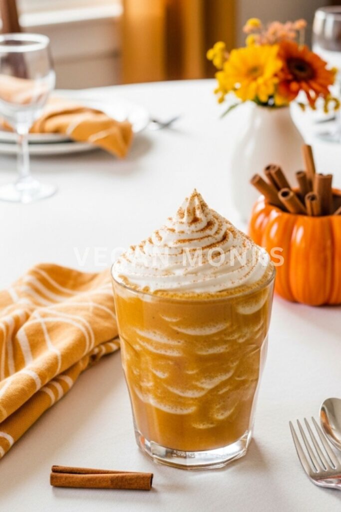 Vegan Pumpkin Spice Frappuccino